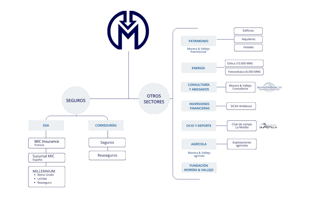 organigrama Grupo Morera & Vallejo